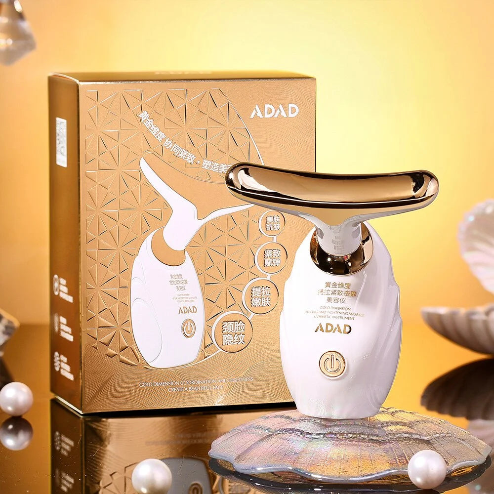Face Lifting Device Neck Facial Eye Massage Introducer Mikrostrom Hautverjüngung Anti Aging Beauty Device Face Massager