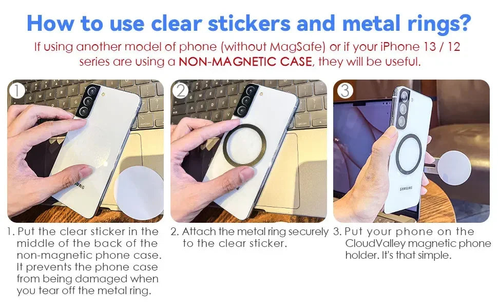 Magnetischer Laptop Handyhalter