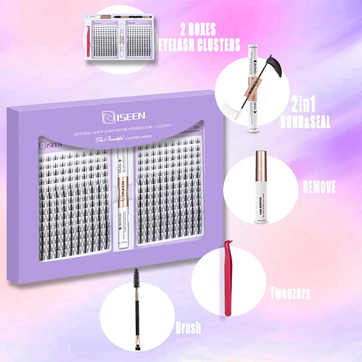 Wimpern Extensions Kit