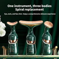 Face Lifting Device Neck Facial Eye Massage Introducer Mikrostrom Hautverjüngung Anti Aging Beauty Device Face Massager