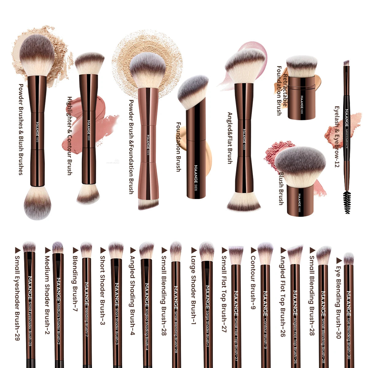 Professionelle Make-up Pinsel Set