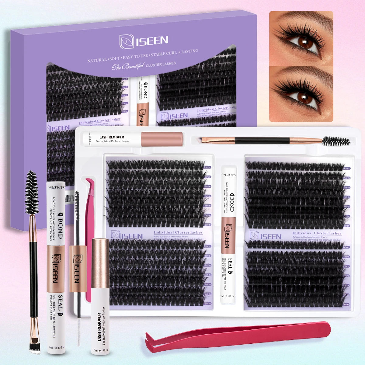 Wimpern Extensions Kit