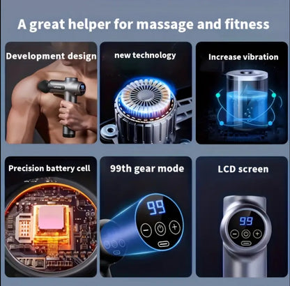Massagepistole - Kabellose Tiefengewebe-Massage