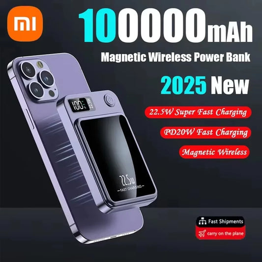 Magnetische Powerbank 100000mAh