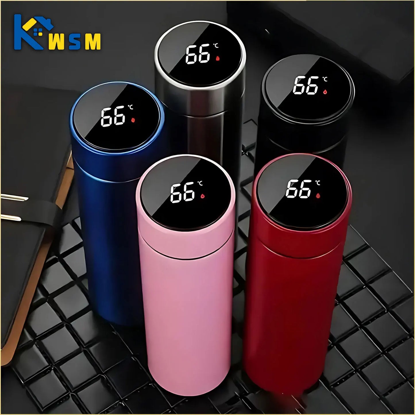 Thermobecher mit Temperaturanzeig