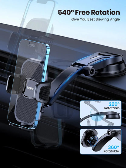 Autotelefonhalter Schwerkraftständer für iPhone Xiaomi Samsung Auto