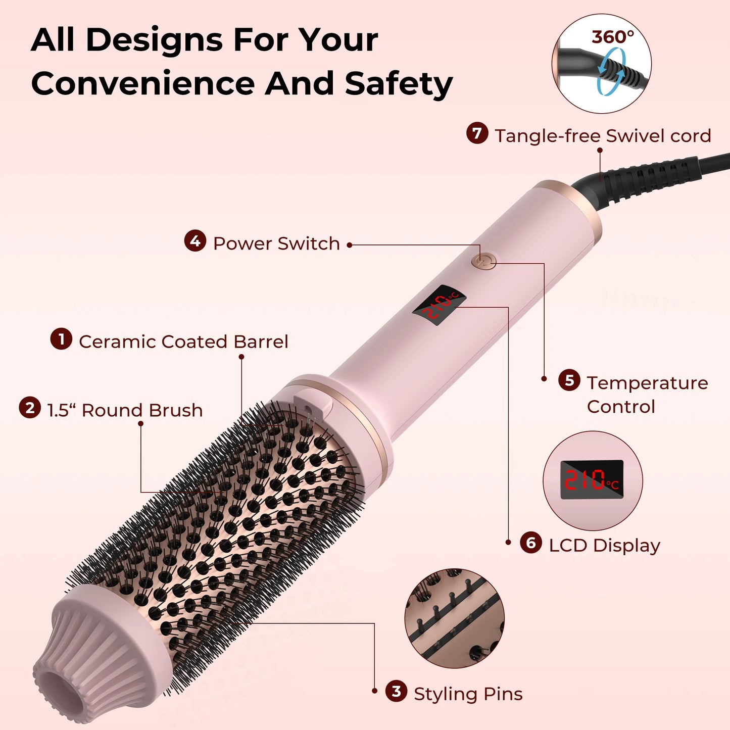 Wavytalk thermal brush 3-in-1