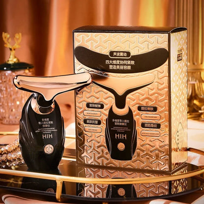Face Lifting Device Neck Facial Eye Massage Introducer Mikrostrom Hautverjüngung Anti Aging Beauty Device Face Massager