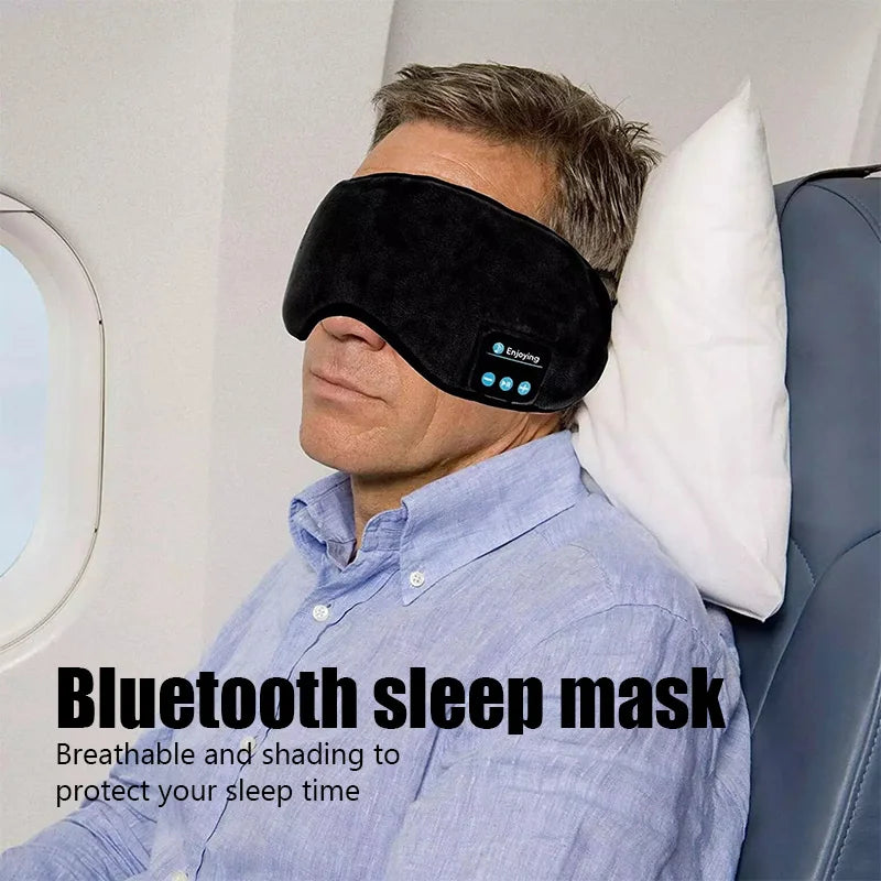 Kabellose Bluetooth  Kopfhörer Schlafen Augen Maske