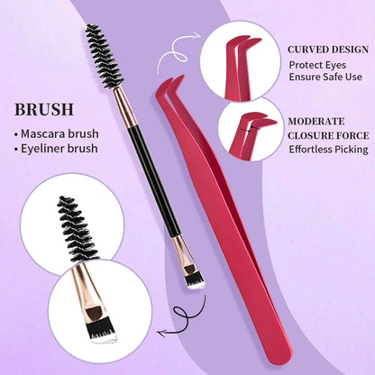 Wimpern Extensions Kit