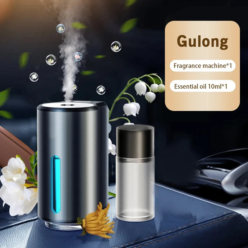 Smart Car Air Aromatherapie Diffusor Duft Auto Lufterfrischer mit drei einstellbaren Luftbefeuchtern Diffusor für ätherische Öle